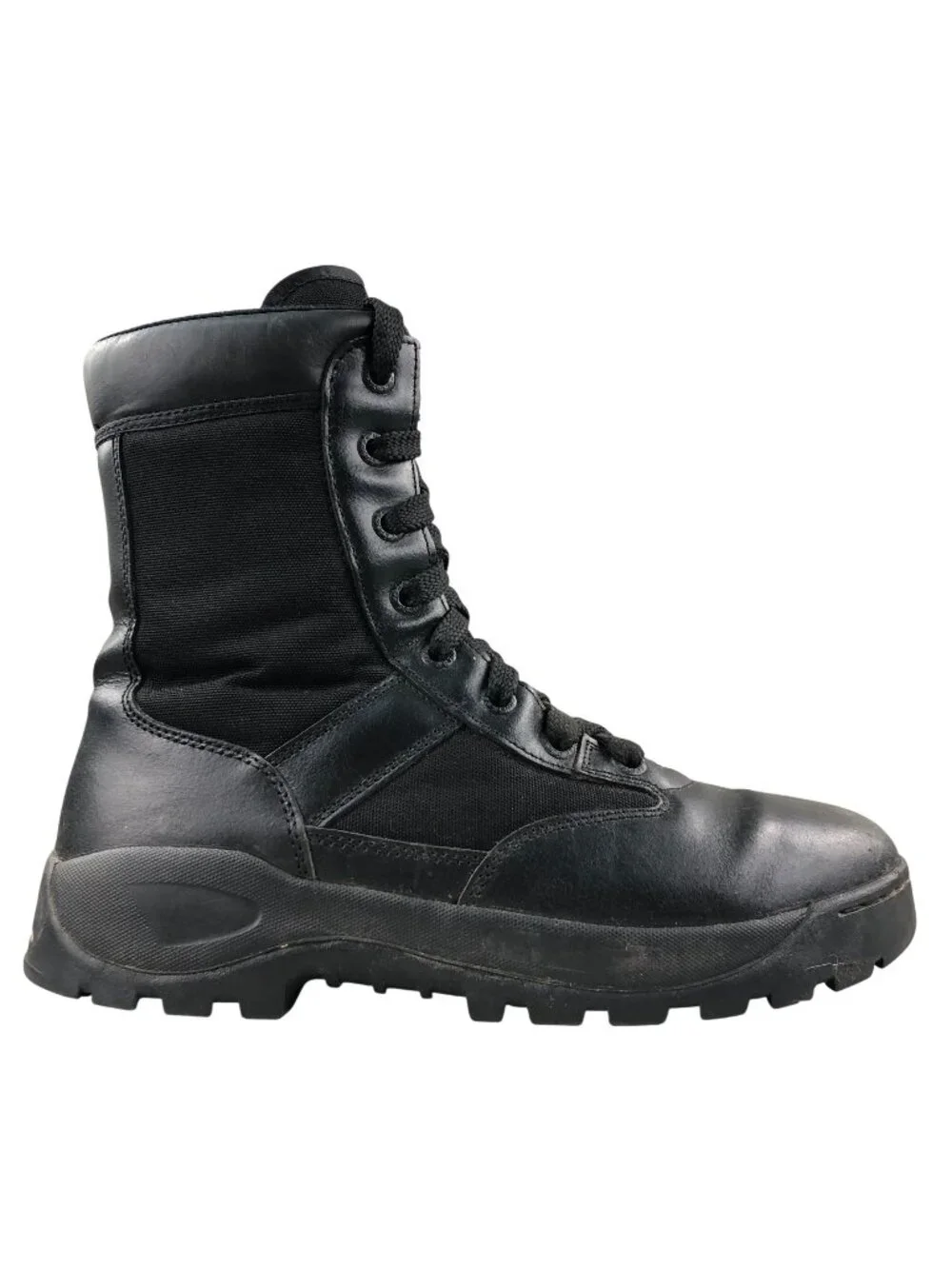 Response Gear Men's Size 10 Deputy Side Zip Black Leather Service Combat Boots